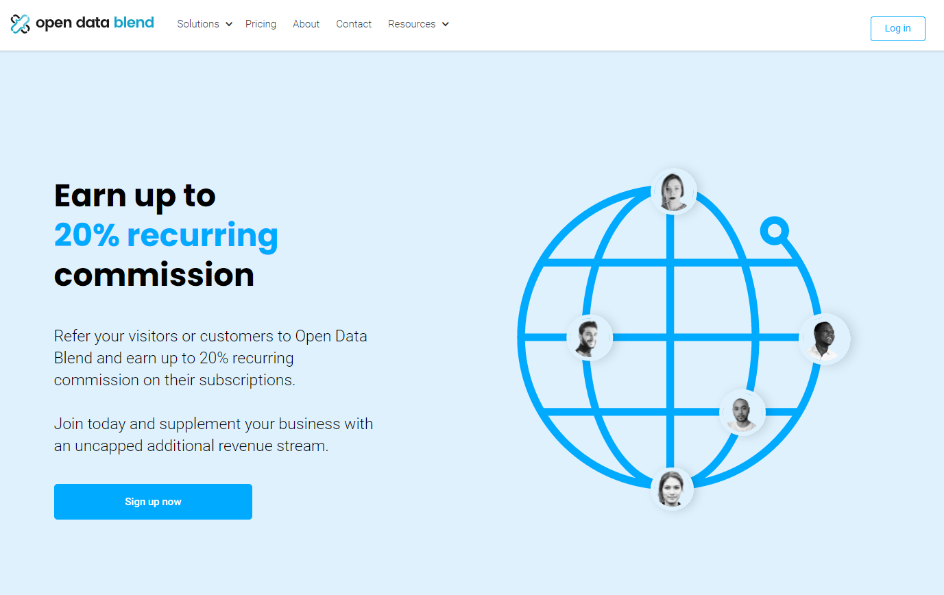 Open Data Blend Affiliate Programme