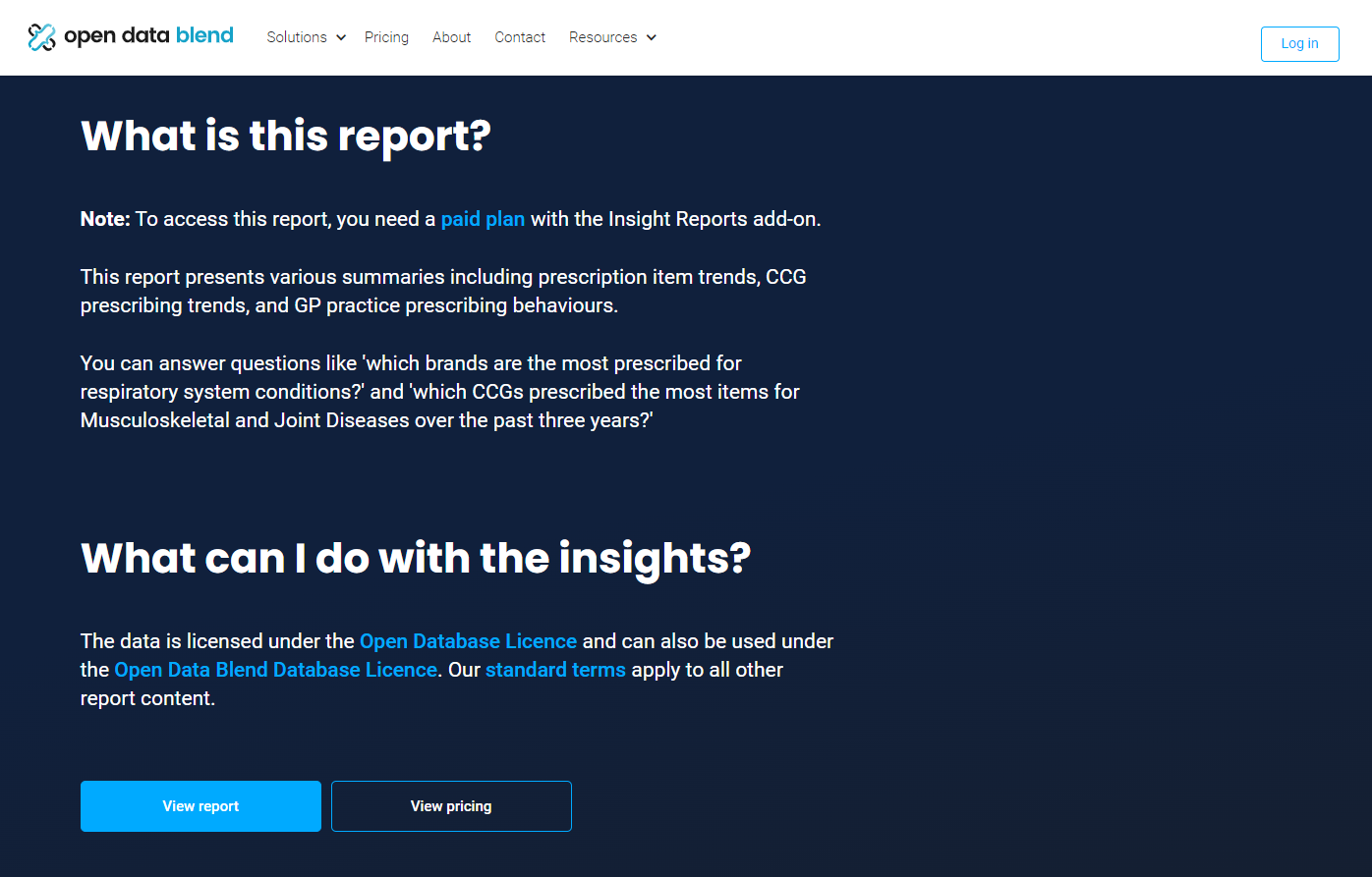 Pharma Market Insights Report Info Page 2