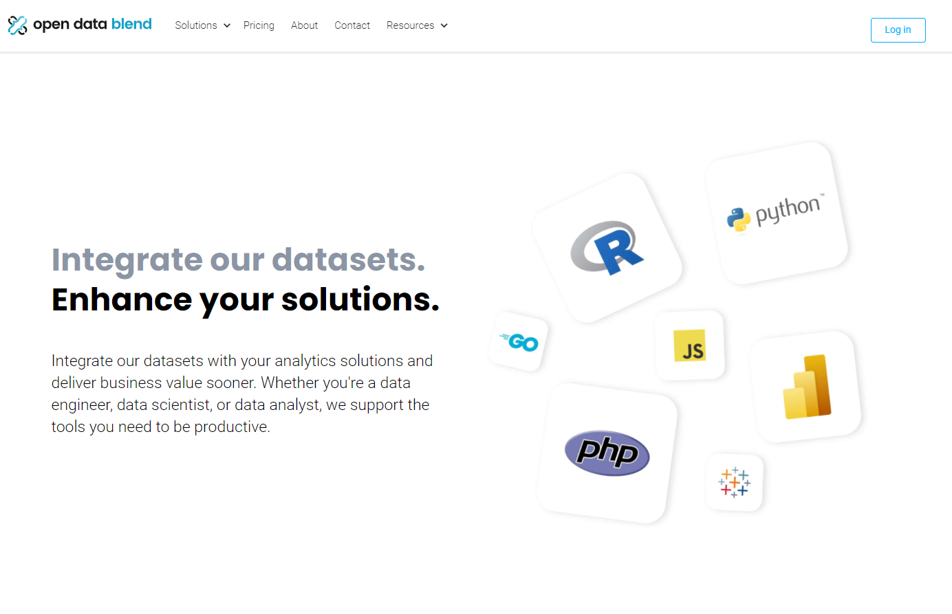 Integrations Page Screenshot